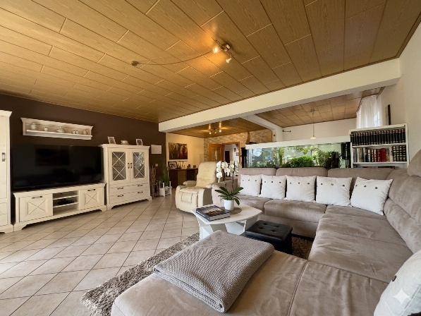 Wohnzimmer EG Zweifamilienhaus Minden / Rodenbeck