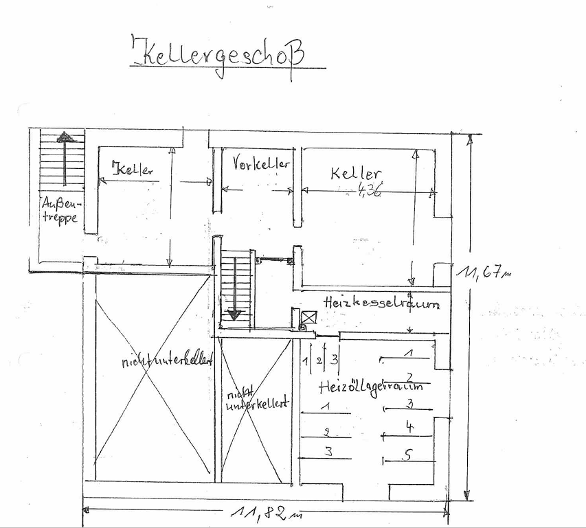 Kellergeschoss Zweifamilienhaus Bad Oeynhausen