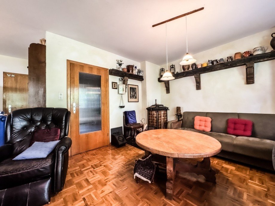 Wohnzimmer mit Essecke Reihenendhaus Bad Oeynhausen