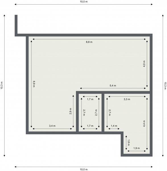 Unter der Burg 98b - Etage 1 - 2D Floor Plan Einfamilienhaus L�hne