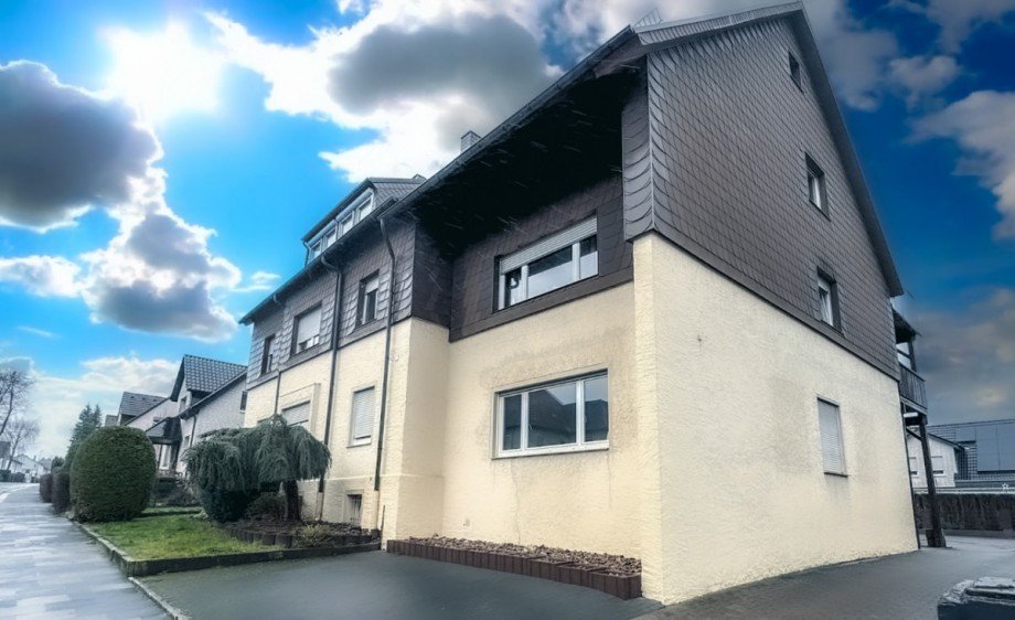 Ansicht seitlich Dachgeschosswohnung Herford