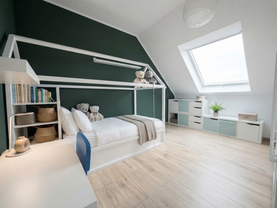 Kinderzimmer KI bearbeitet Doppelhaush�lfte Bad Oeynhausen