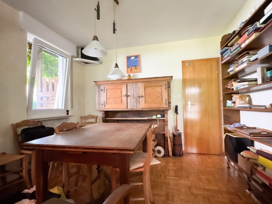 Wohnzimmer mit Zugang zur K�che Reihenendhaus Bad Oeynhausen
