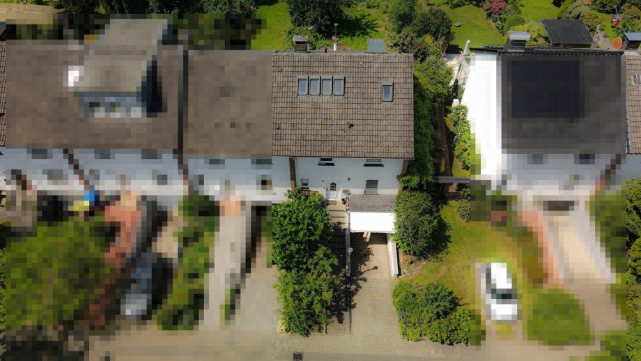 Blick von oben Reihenendhaus Bad Oeynhausen