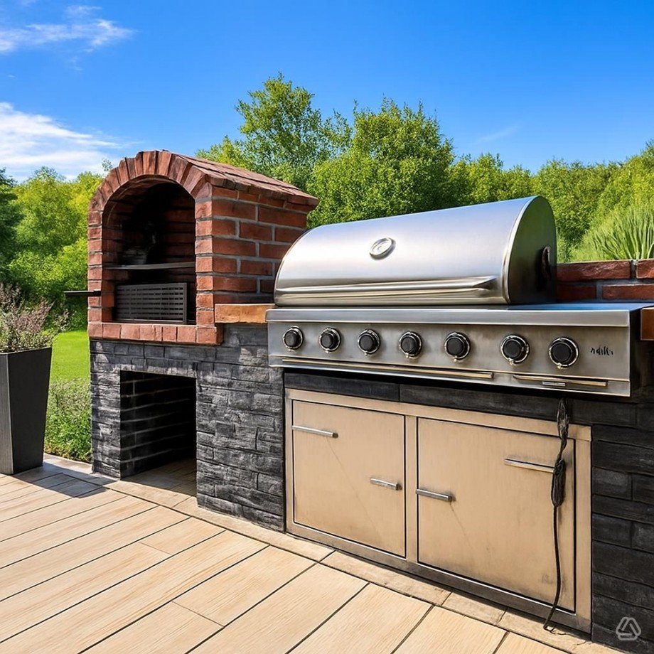 Grillecke Einfamilienhaus L�hne