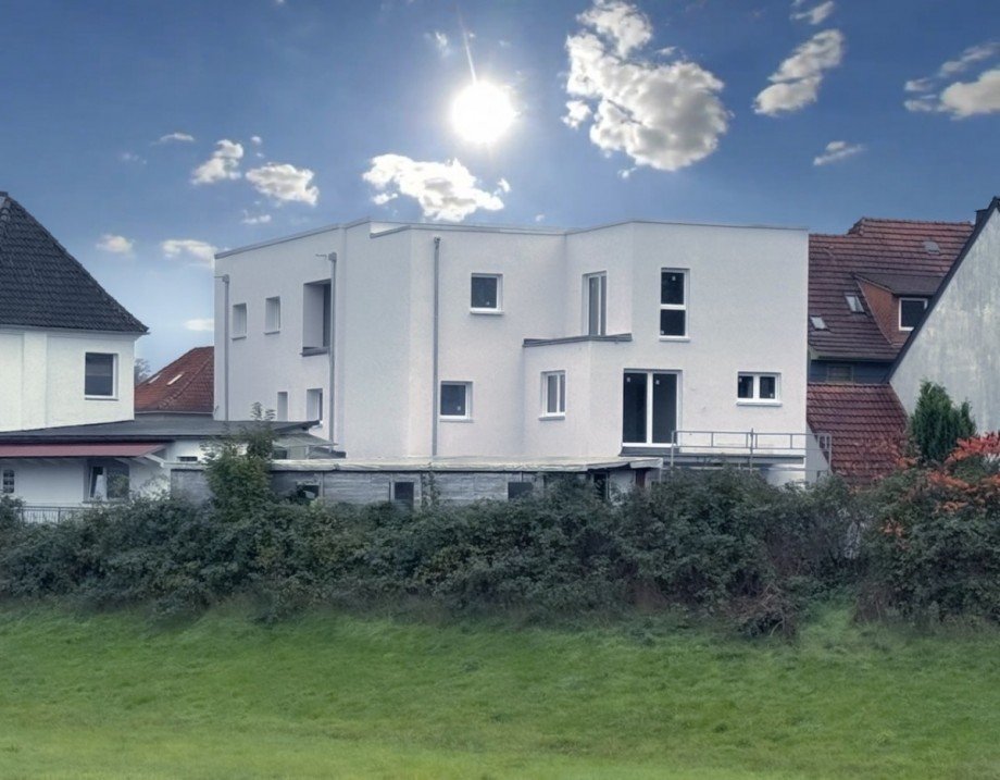 Ansicht v. hinten KI bearbeitet Etagenwohnung Bad Oeynhausen