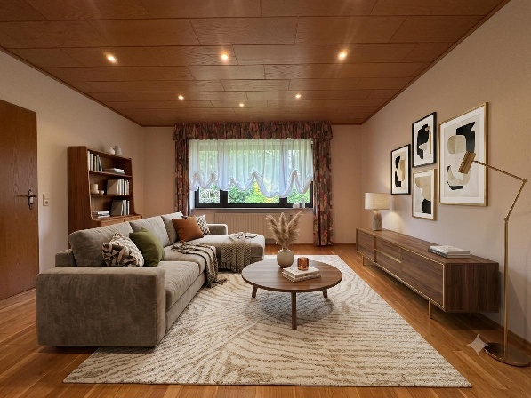 Wohnzimmer Erdgeschosswohnung Bad Oeynhausen